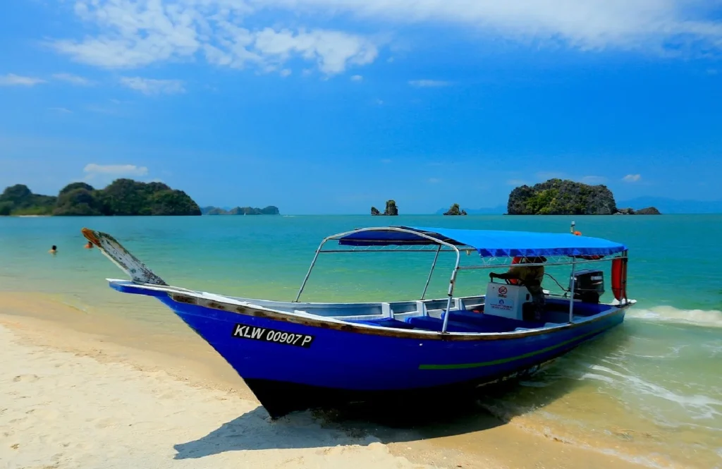 A boat tour in Langkawi